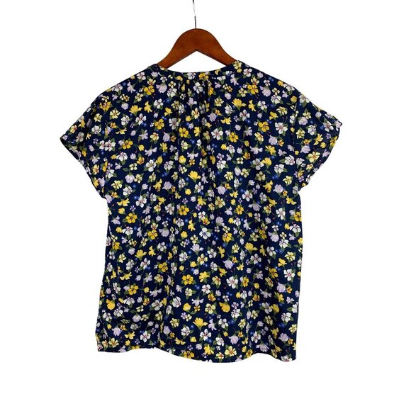 Old Navy Womens Floral Print Blouse S Cotton & Modal Blend - Picture 2 of 6